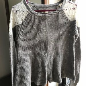 Hollister Lace detail sweater